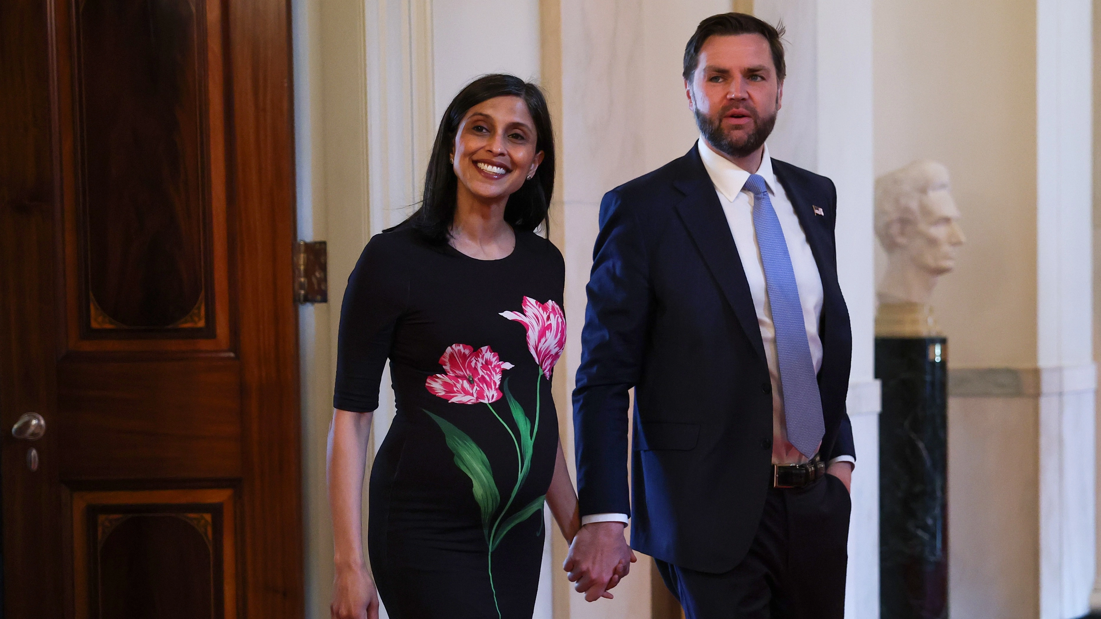 JD and Usha Vance explain how Erika Kirk impacted their decision to have a fourth child