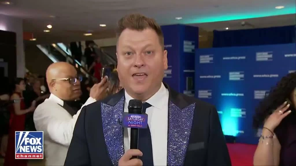 News reporter caught on hot-mic joking about security at White House dinner moments before shooting