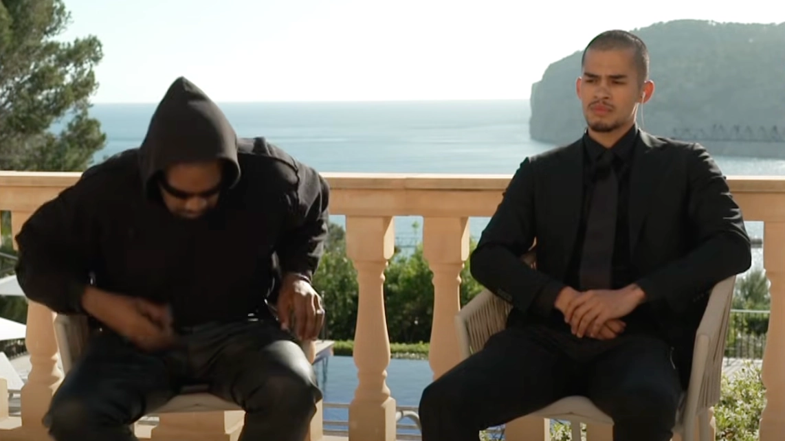 Shocking footage shows Kanye West storm out of interview 'like a big baby' for bizarre reason