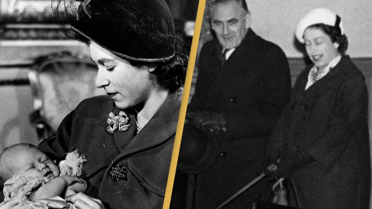 Extremely rare photos of Queen Elizabeth pregnant are going viral