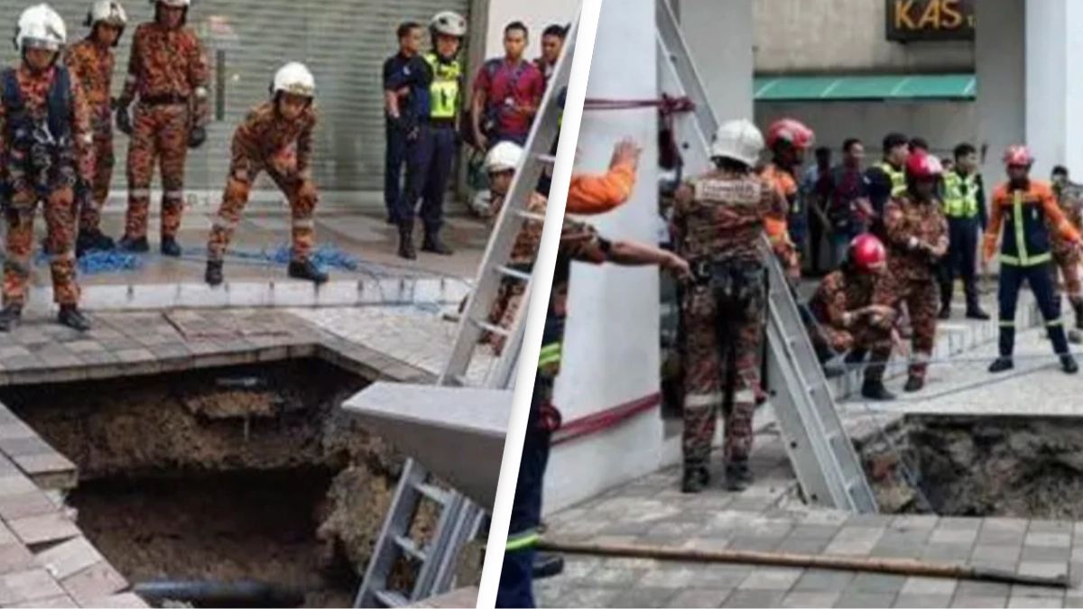 Woman disappears into giant sinkhole and rescuers can’t find any sign of her