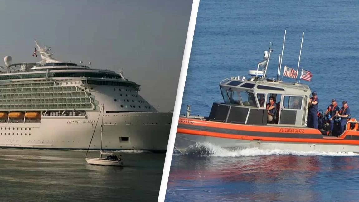 Coast Guard calls off search for man, 20, after he 'jumped off' cruise ship in front of family
