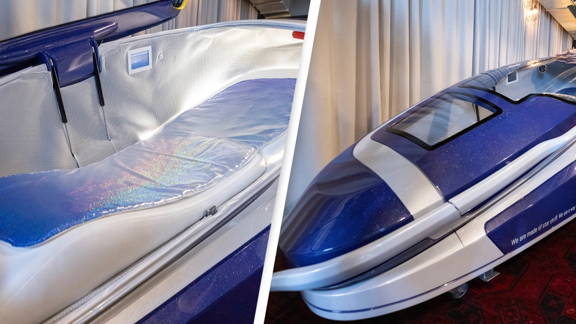 Suicide pod gave one final command as first person used the controversial device