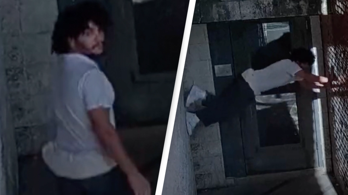 Murderer on the run in Philadelphia after escaping from jail by doing 'crab-walk' up wall