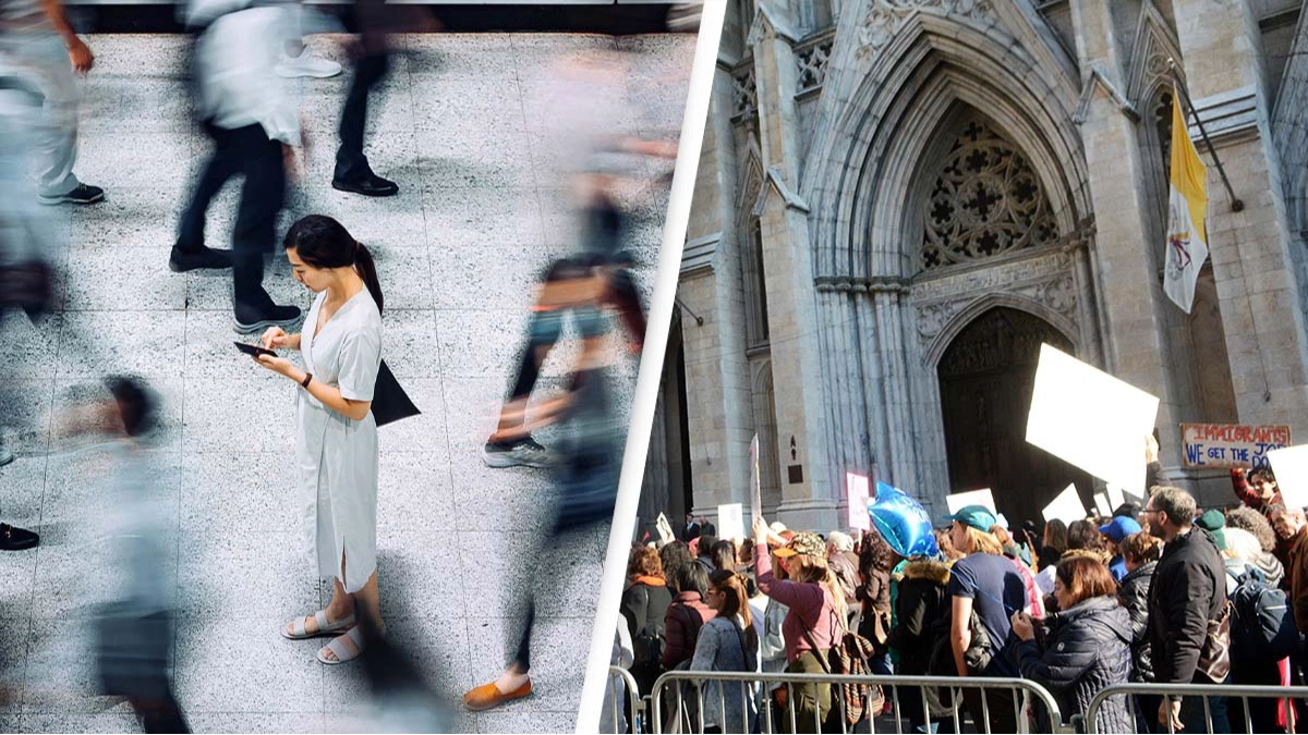 People with no religion are now the largest single group in the US