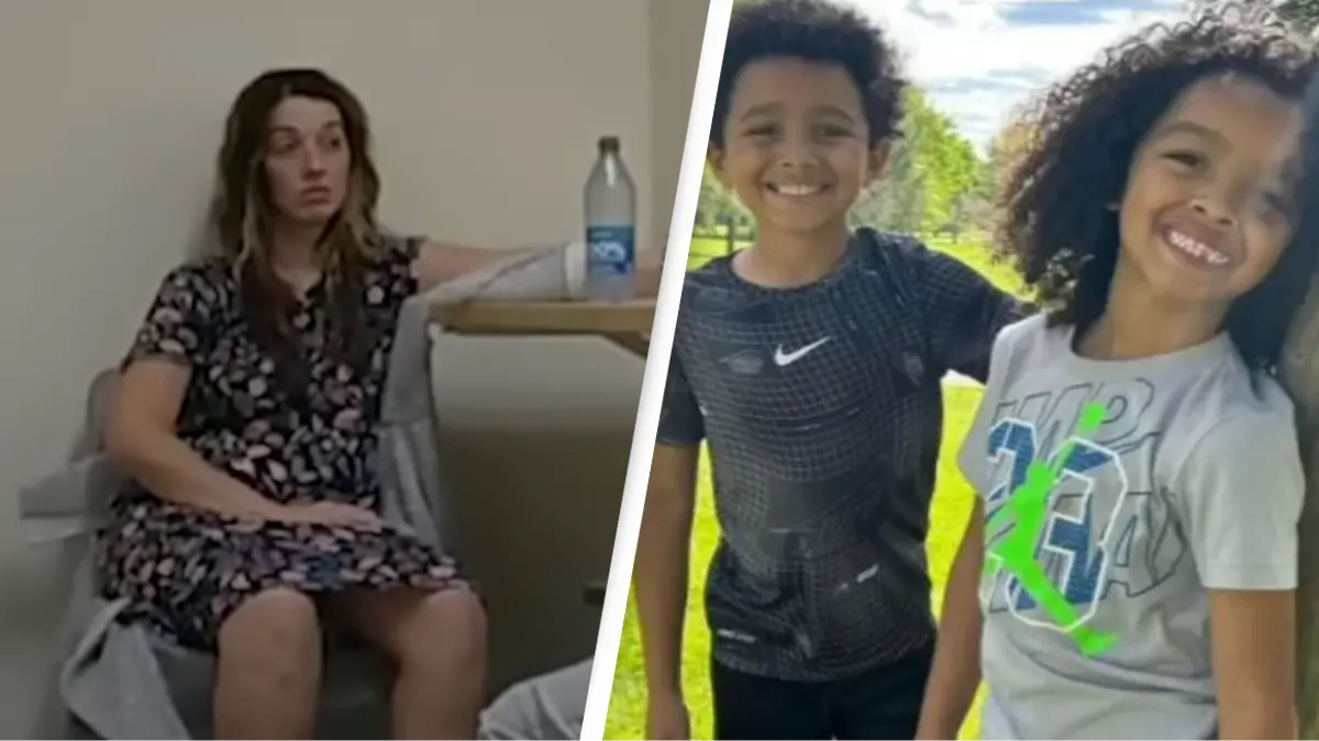 Horrifying interrogation footage shows mom claiming she ‘wouldn’t hurt’ her sons moments after brutally murdering them