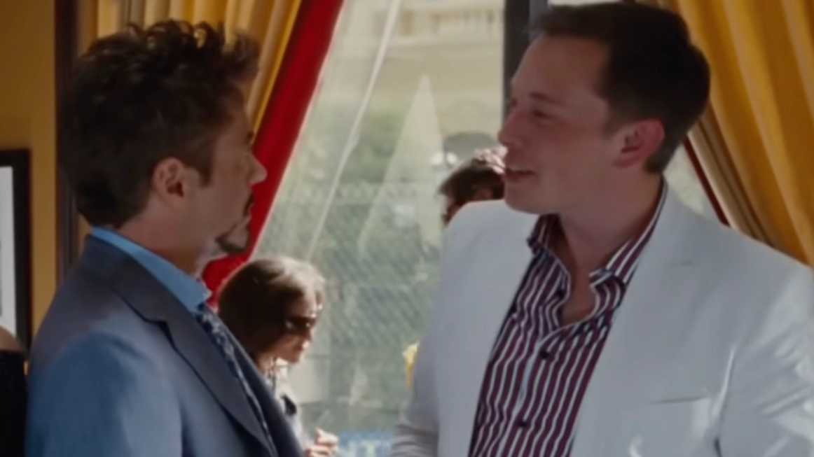 People are just realizing Elon Musk had a dedicated cameo scene with Tony Stark in Iron Man