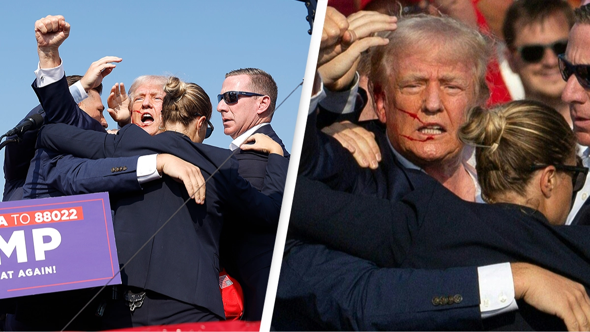 Conspiracy theorists make bold claim that Trump's attempted assassination was 'staged' using 'fake blood'