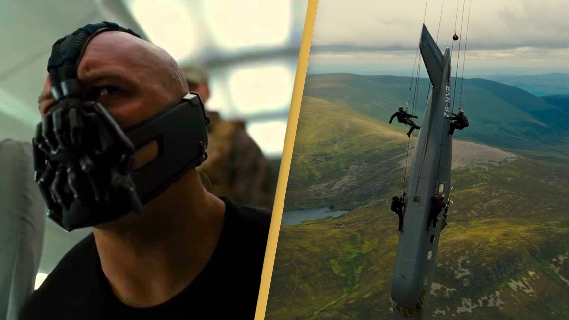 The opening scene in The Dark Knight Rises is Christopher Nolan's proudest moment in his career
