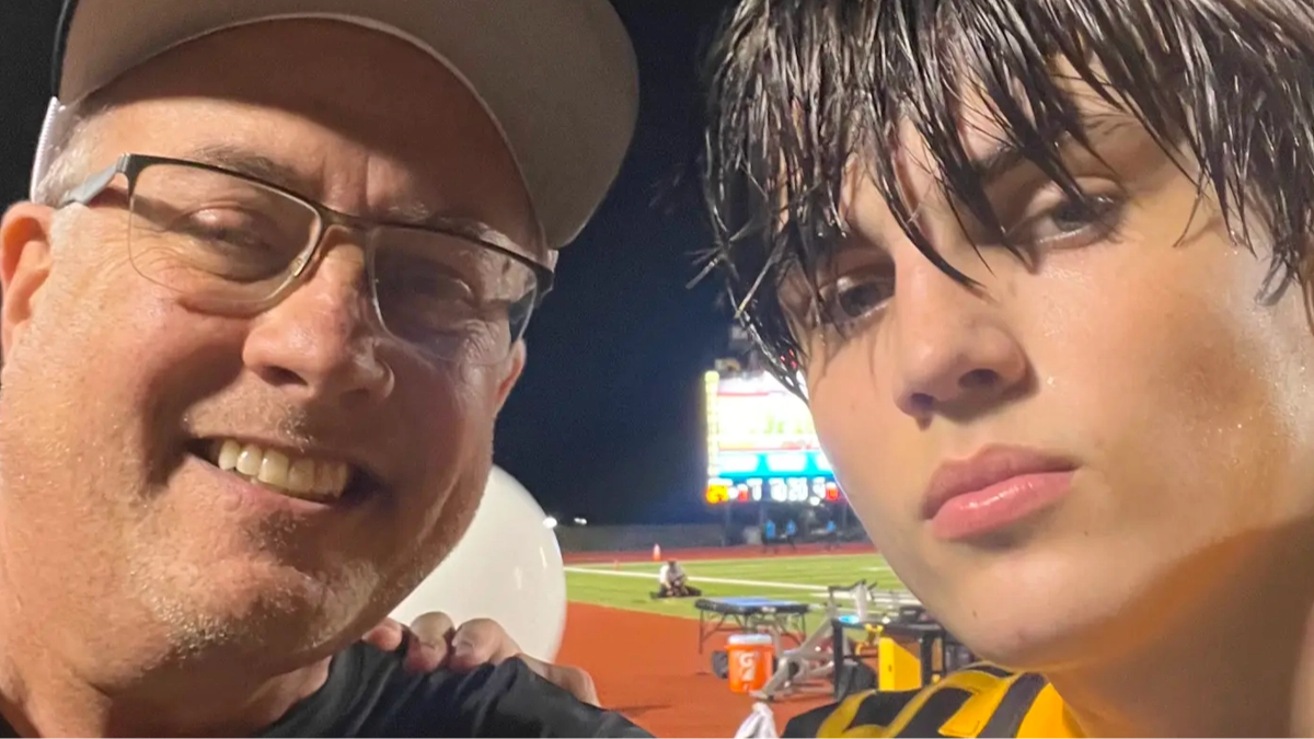 Father of son, 17, who died while being 'attacked' during track meet breaks silence after being thrown out of press conference