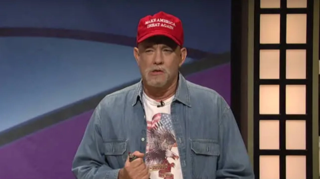 Tom Hanks responds to offensive SNL skits as he leaves Trump supporters outraged with shocking appearance
