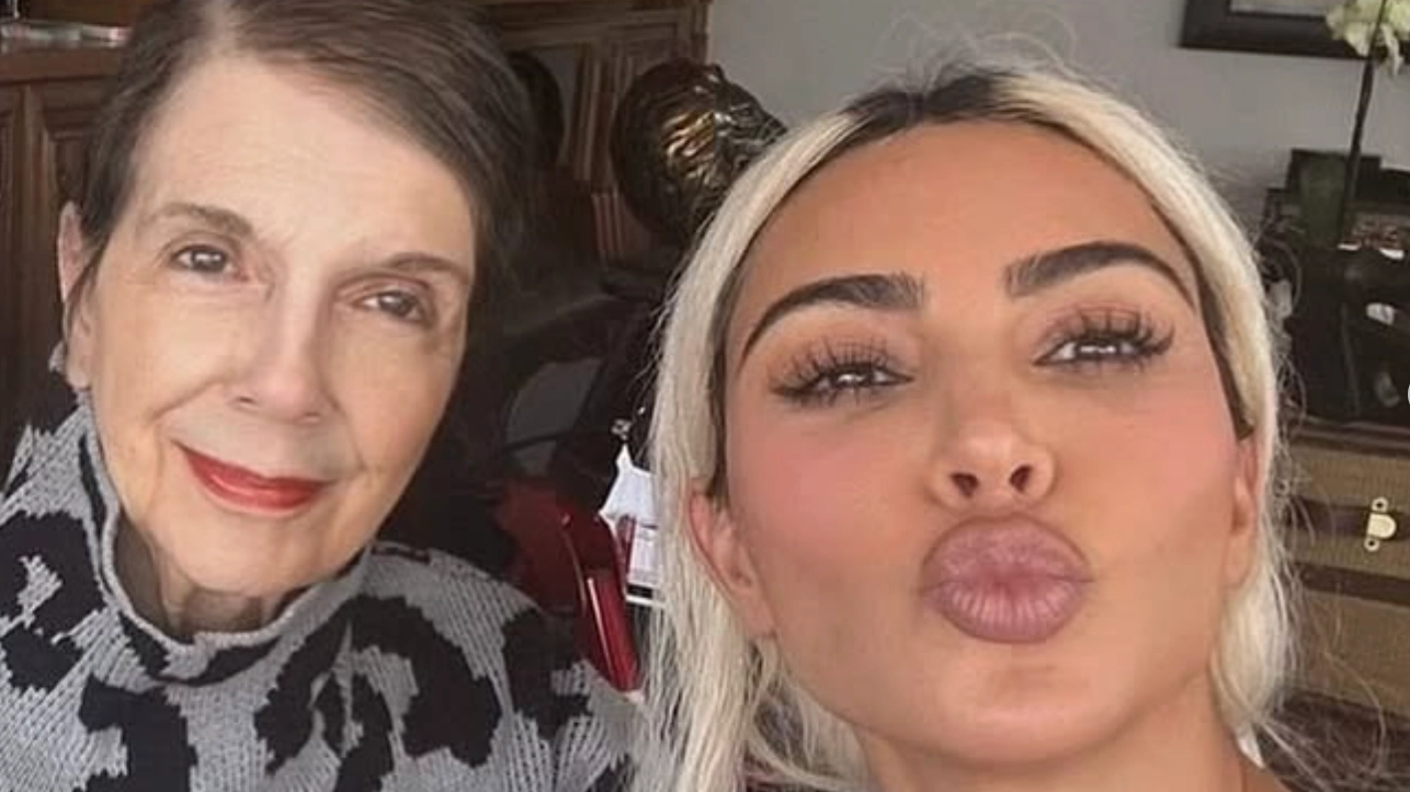 Kim Kardashian honors late grandmother MJ with feet pic