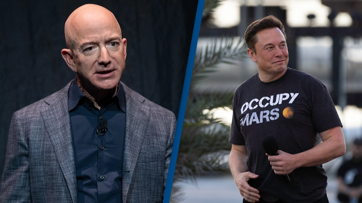 Jeff Bezos has a $100,000,000,000 plan to replace the International Space Station after Elon Musk destroys it