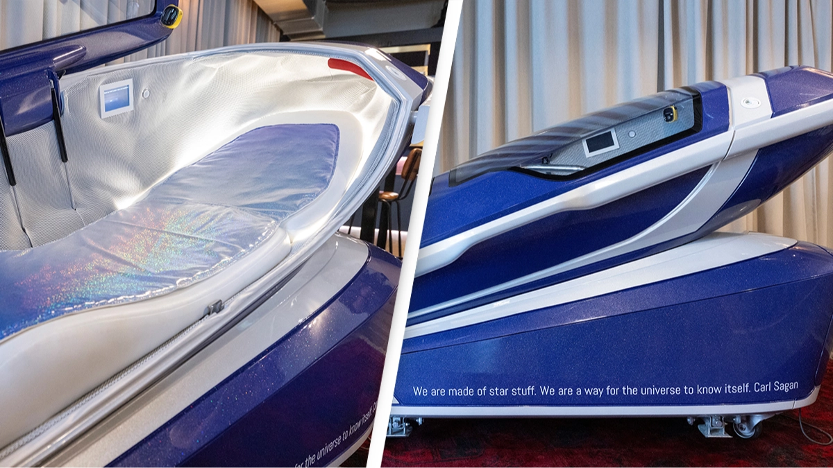 Several people detained by police as suicide pod is used for the first time