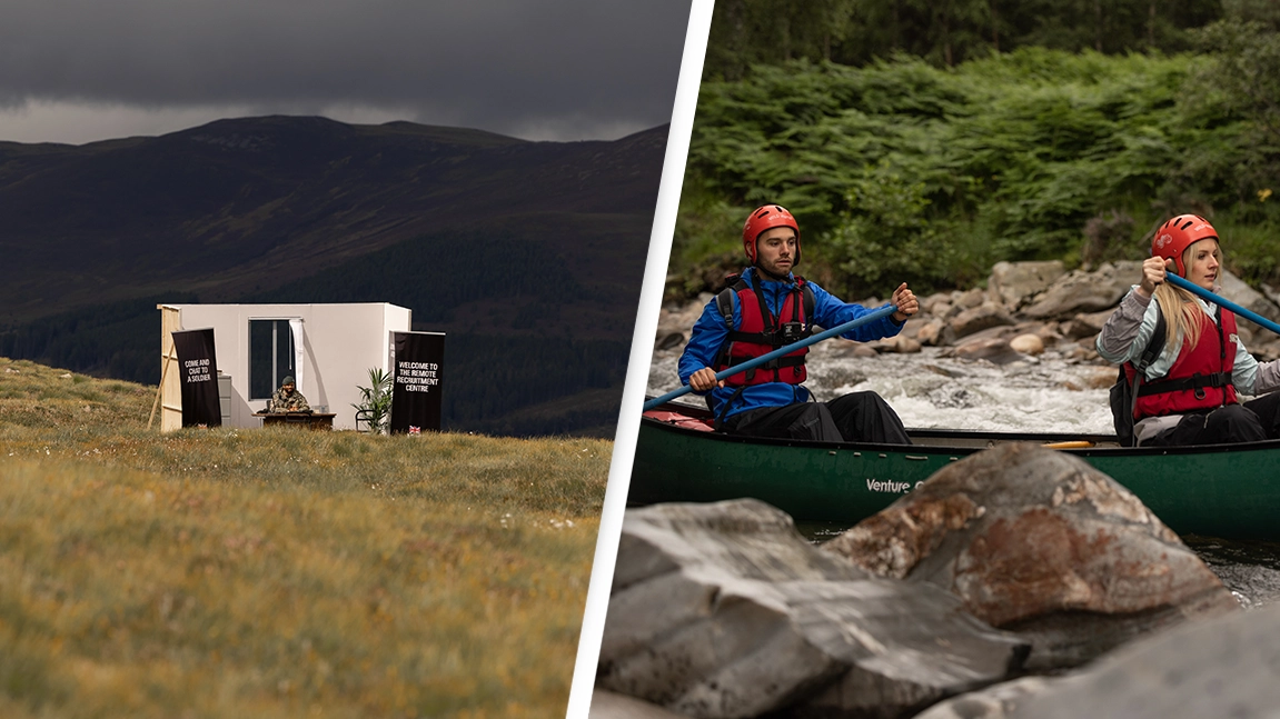 What happened when The Army opened it's most remote recruitment centre