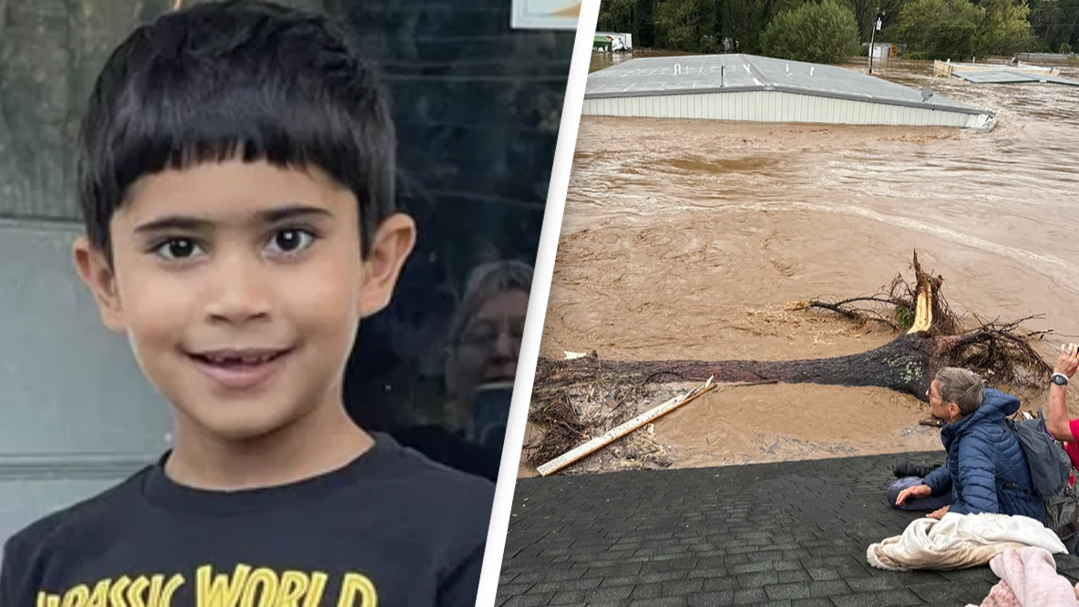 Mom shares heartbreaking final words from 7-year-old son before he was swept away in floodwaters with grandparents