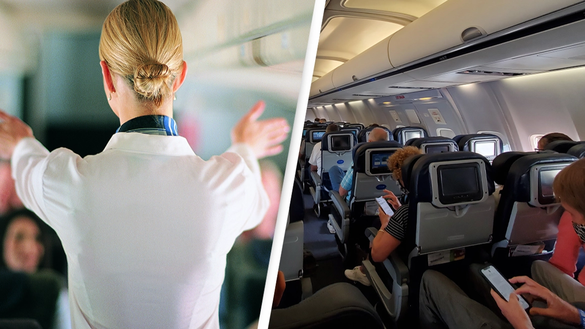 Flight attendant shares the nine-word secret message you don't want to hear on a plane