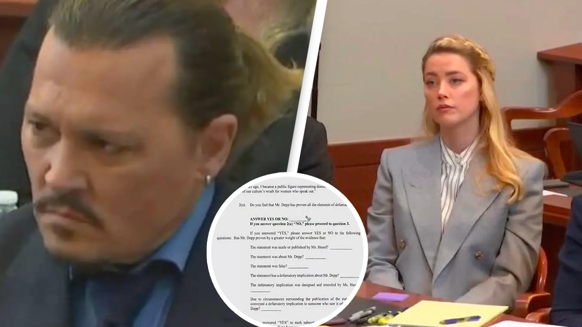Jurors On Johnny Depp Defamation Trial Will Have To Answer 21 Questions To Come To Their Decision