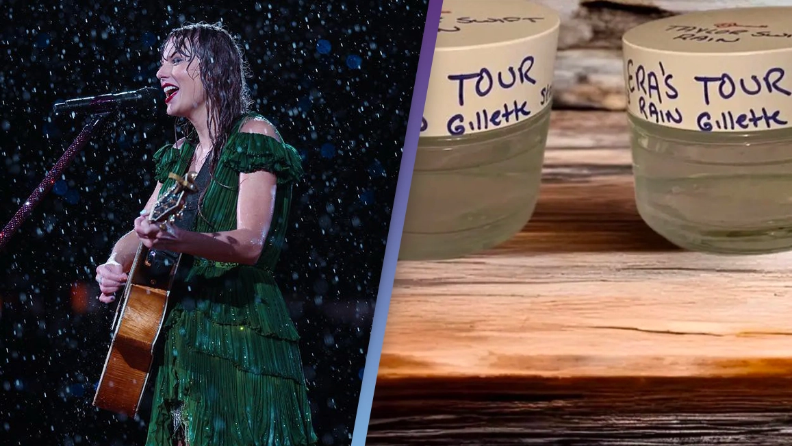 Taylor Swift fan is selling rain water that fell during The Eras Tour for $250 each