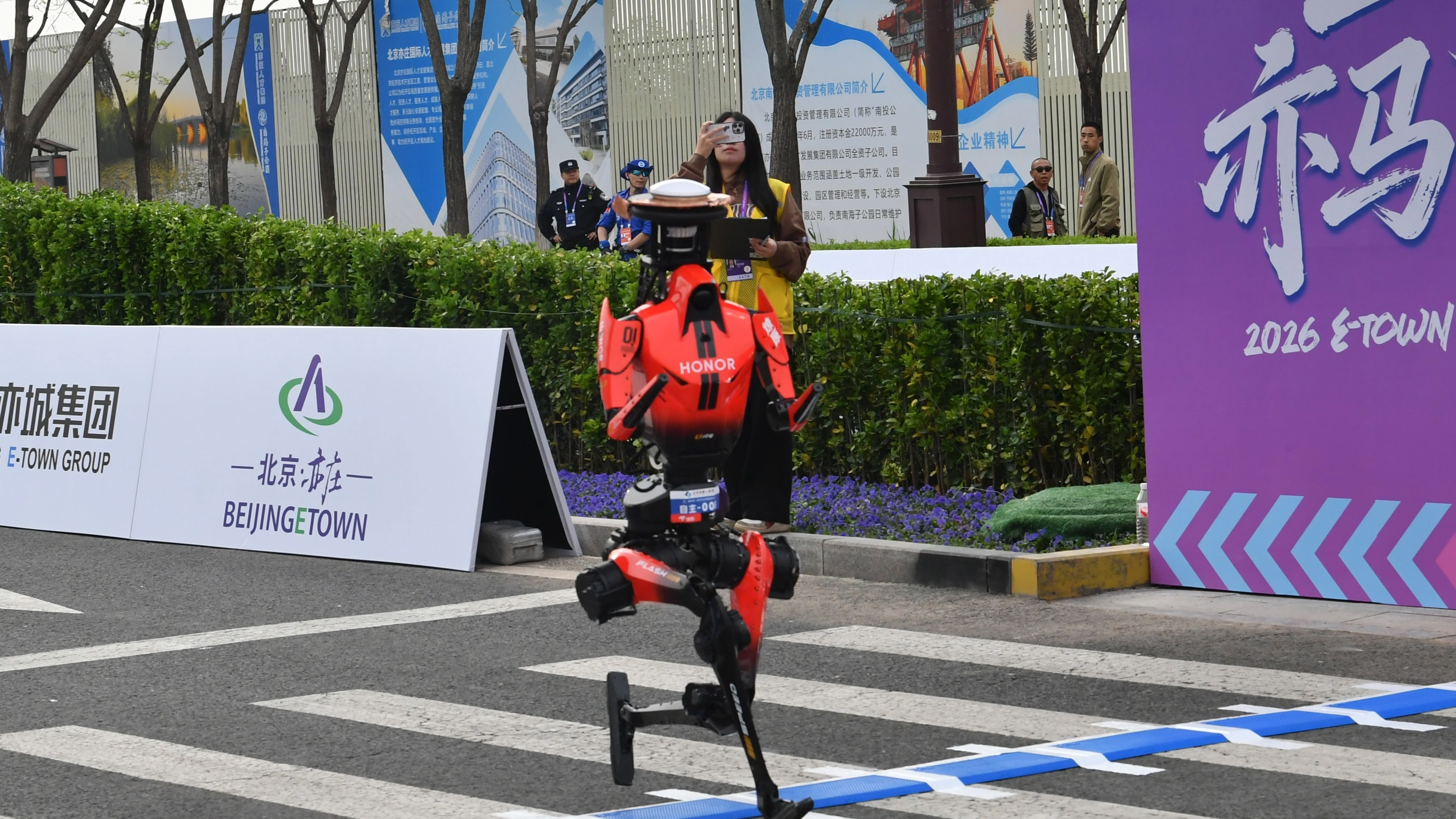 Humanoid robot wins half-marathon in China and beats human world record time