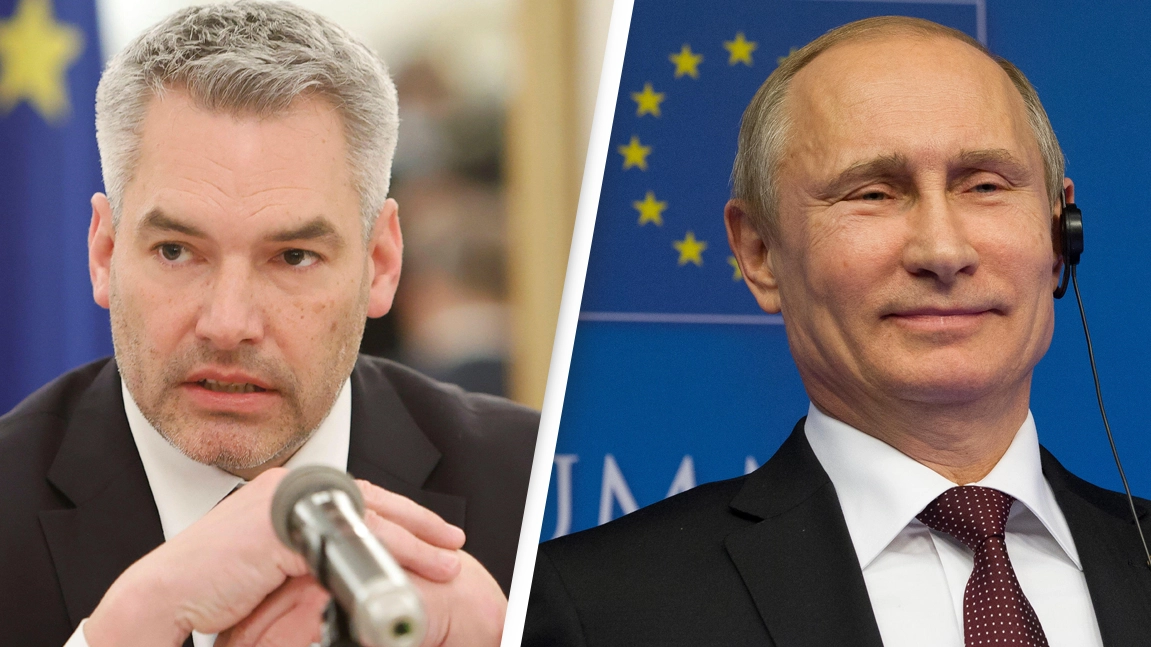 Austrian Chancellor Karl Nehammer Says Putin Believes He Is 'Winning The War'