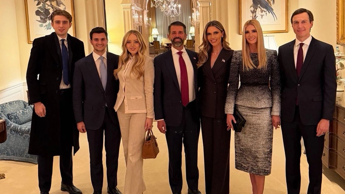 Trump gave bizarre reason Barron is so tall as photo of his kids has everyone distracted by glaring detail
