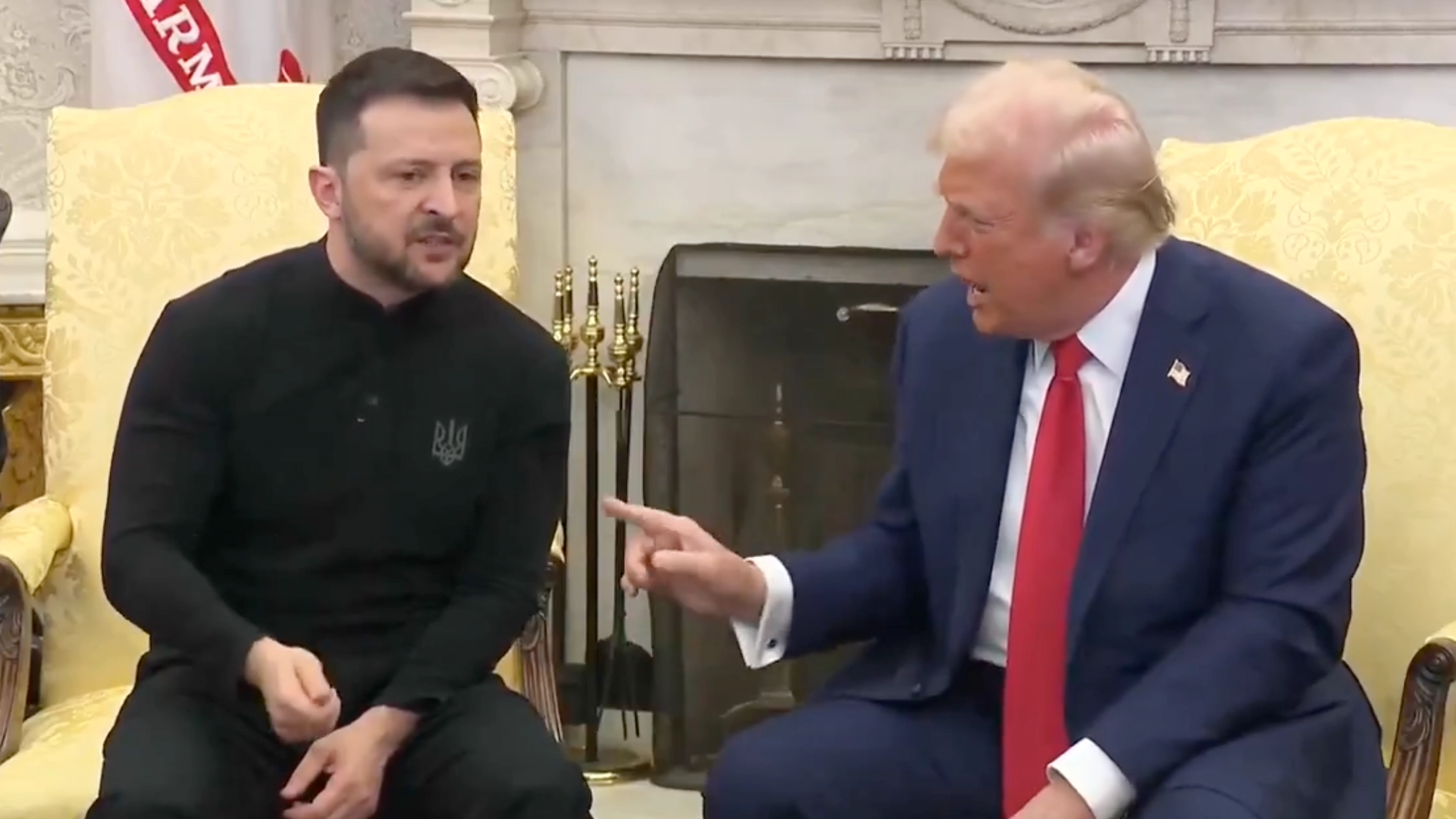 Donald Trump 'yells' at Ukrainian president Zelenskyy 'you're gambling with World War 3' in chaotic footage from White House