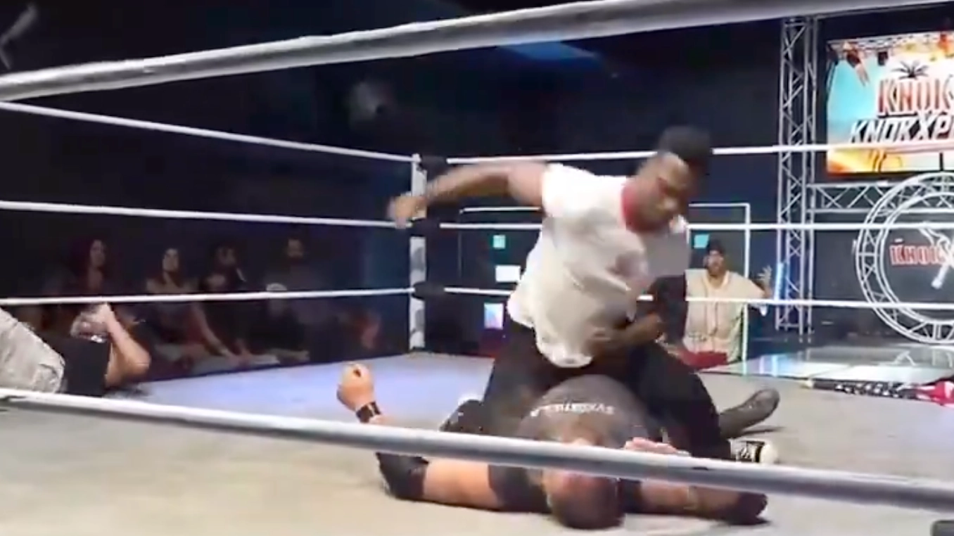 Disturbing footage shows son of former UFC fighter horrifically attack wrestler on livestream