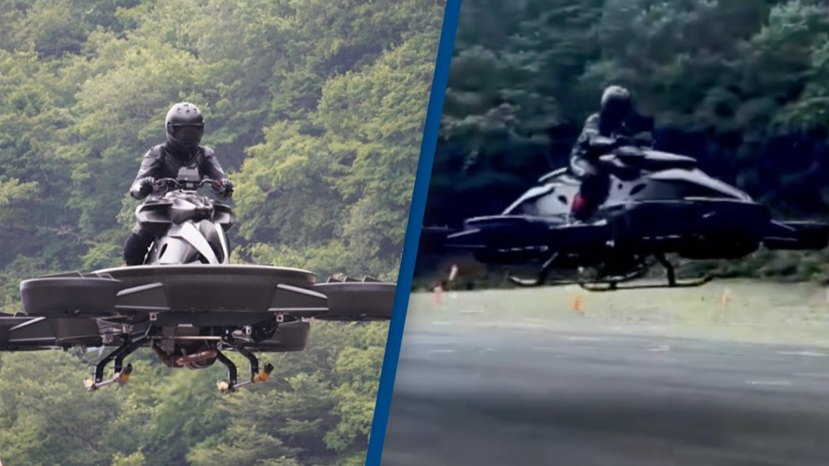 World's first flying bike is set to be released in the US