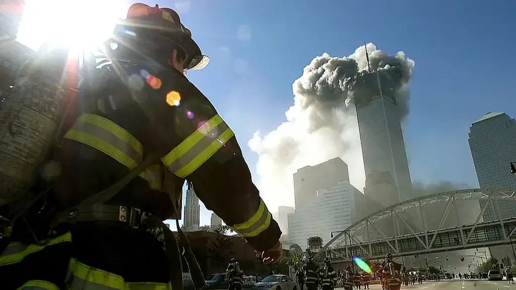 Perfectly timed capture of 9/11's famous Falling Man photo led to clue that helped identify him