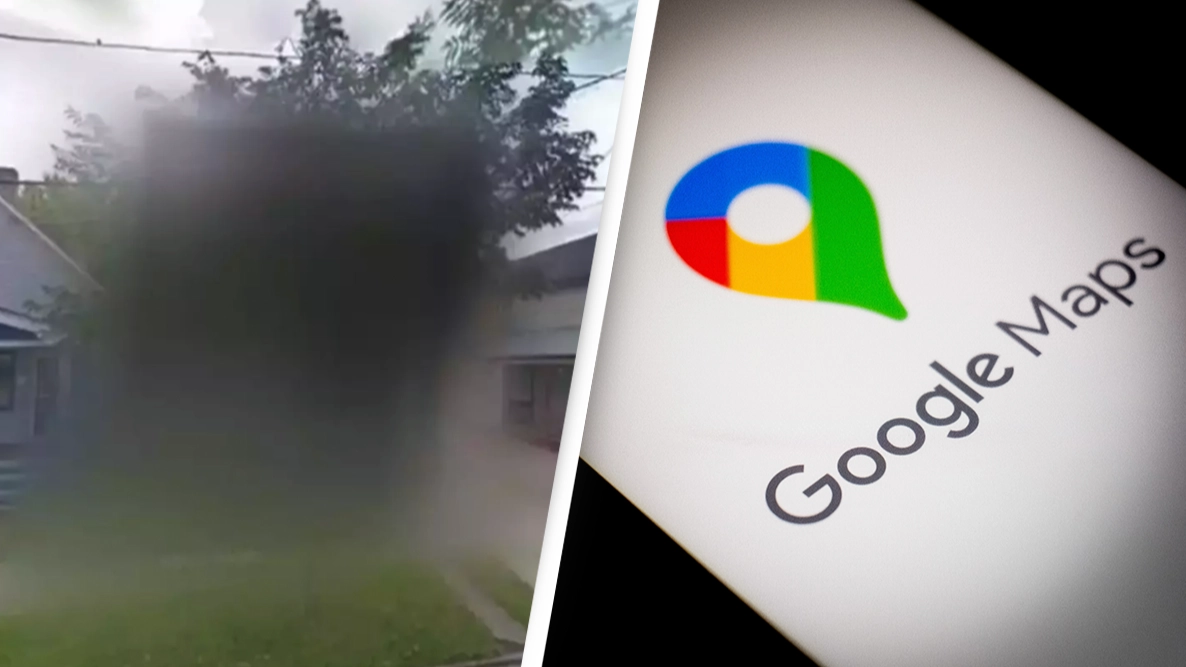 Chilling reason why this one house on an ordinary street has been blurred out on Google Maps