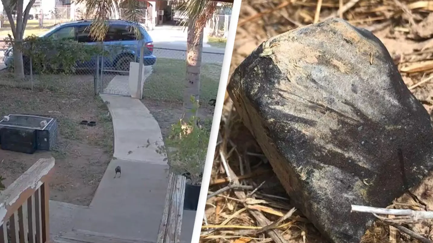 Doorbell camera captures sonic boom as half-ton meteor crashes in Texas