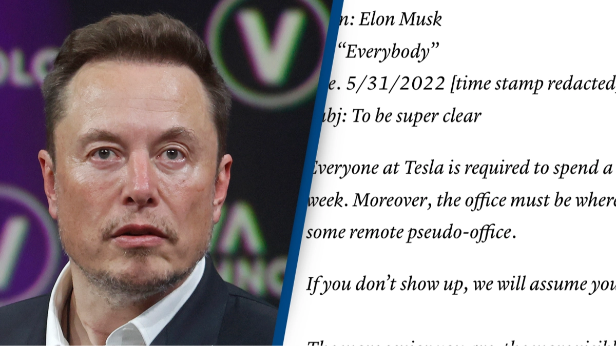  Brutal all-staff email Elon Musk sent to Tesla employees about working from home