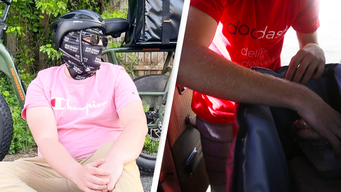 Food-delivery driver refuses to take orders with low tips and hangs out in wealthy areas