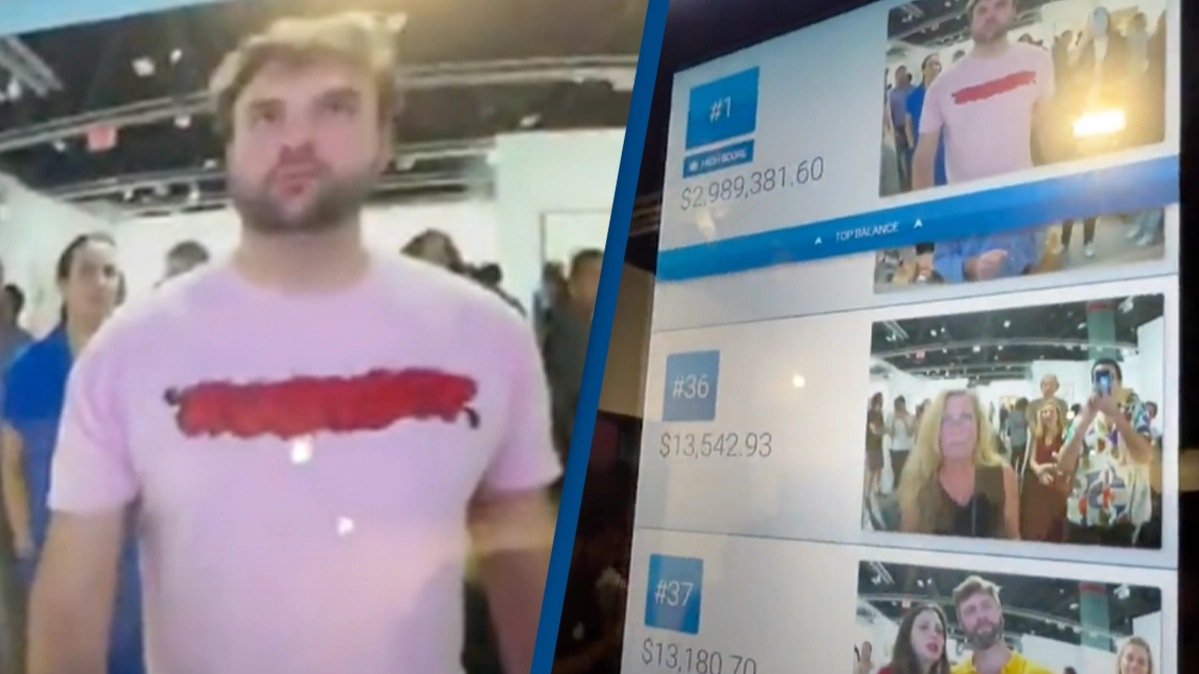 Real ATM puts people's photo and bank balance on leaderboard for all to see