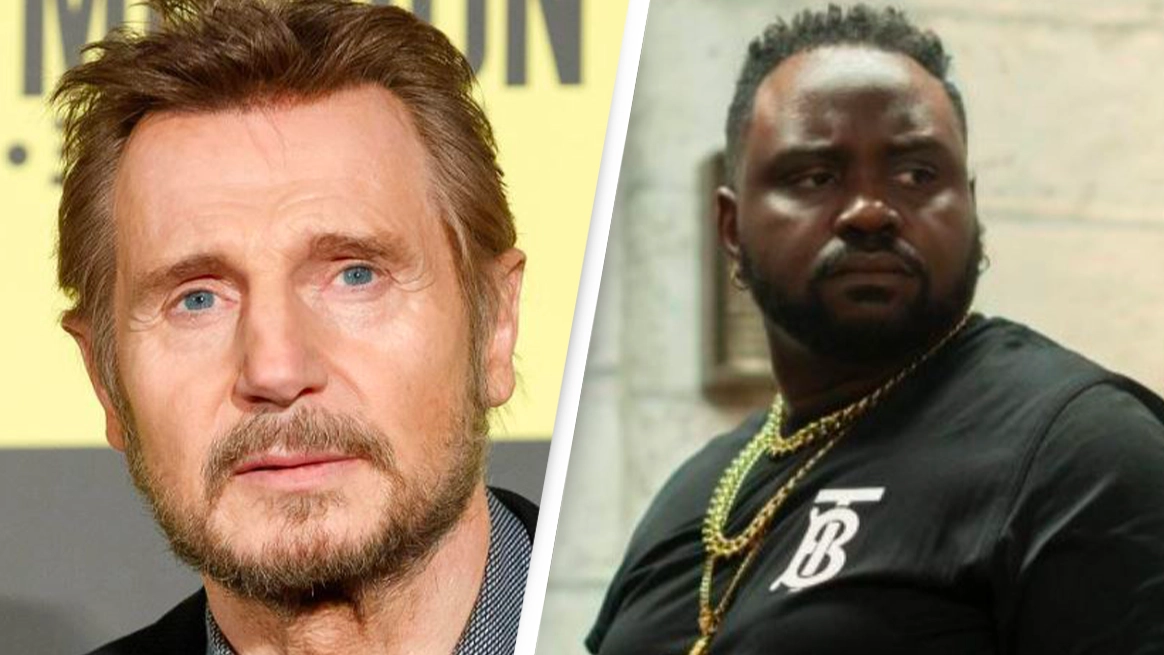 Liam Neeson Addresses His Past Racist Comments In Atlanta Cameo