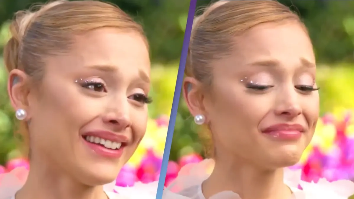 Ariana Grande breaks down in tears describing her dad's reaction to decision to change her name