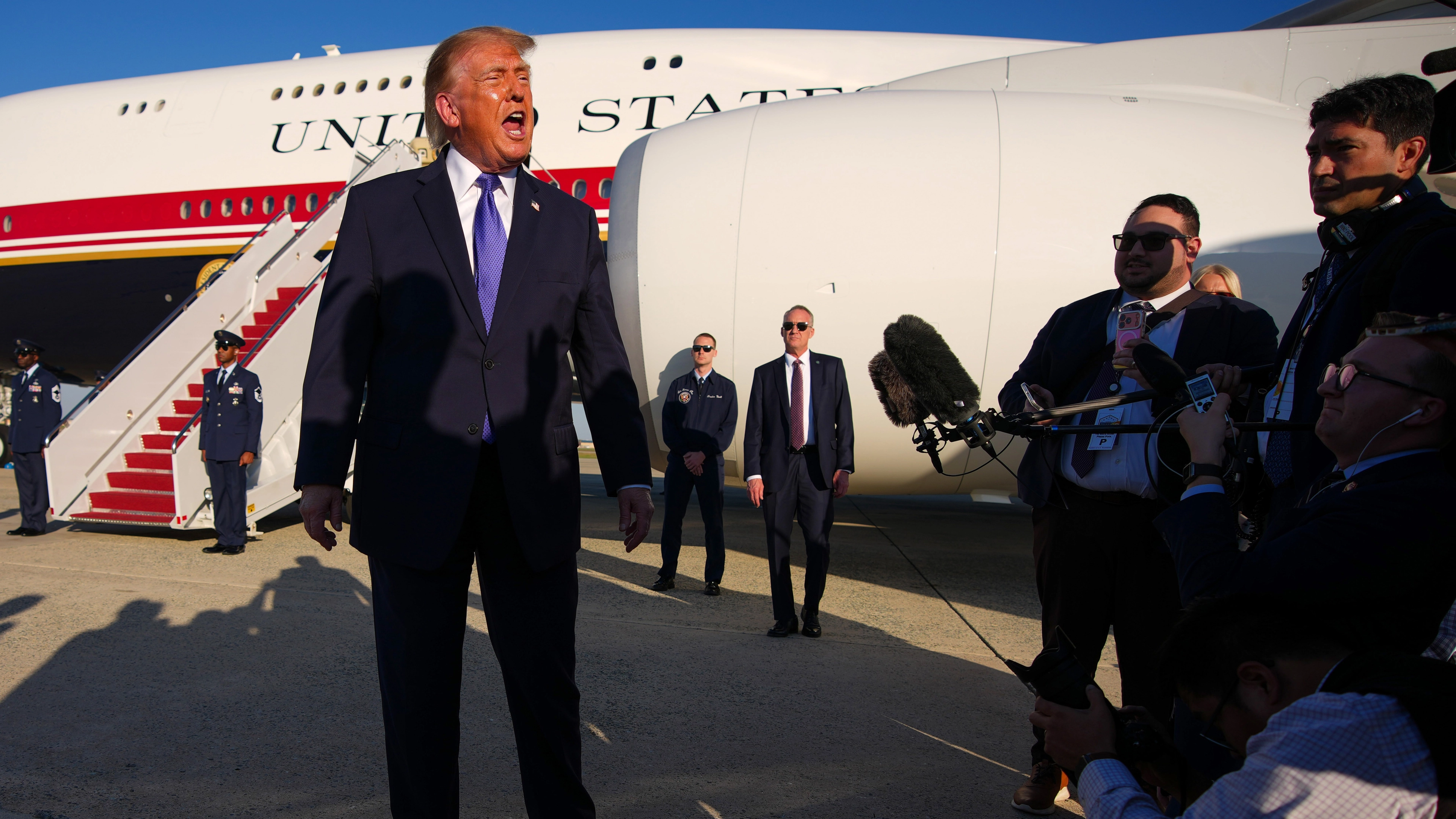 Trump lashes out with brutal weight comment after reporter asked about his health