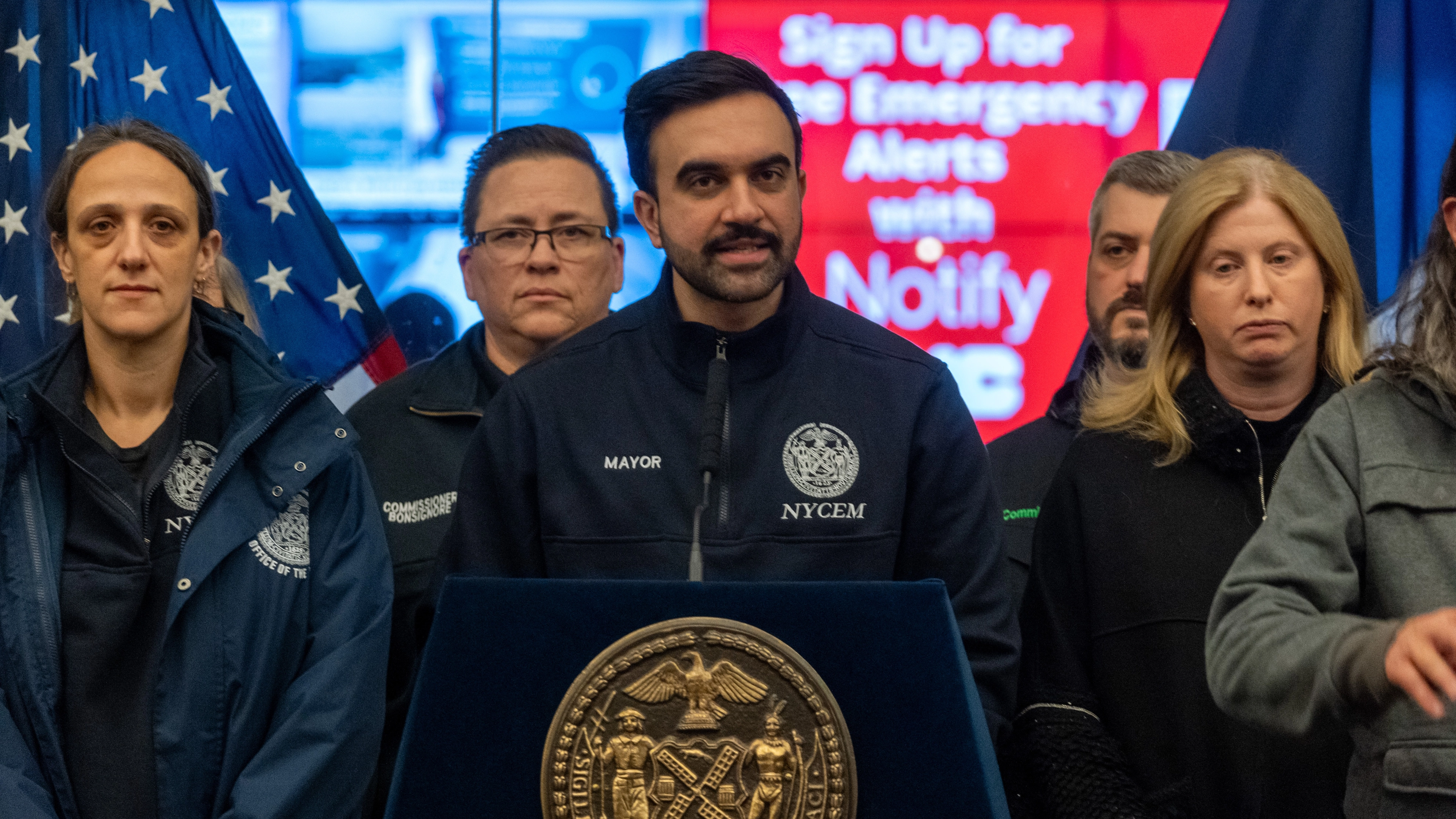 NYC mayor issues travel ban and declares state of emergency as US northeast prepares for historic winter storm