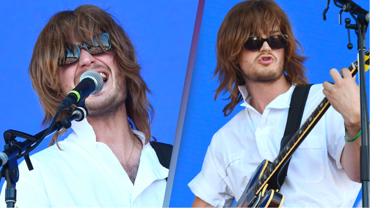 Stranger Things’ Joe Keery wears a disguise to perform his music