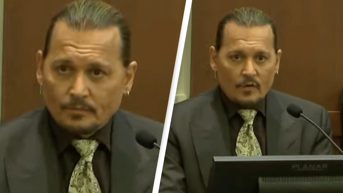 Johnny Depp Says He Never Hit Amber Heard