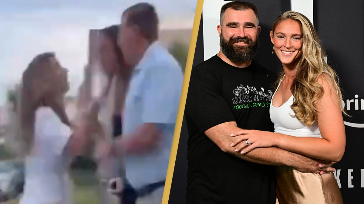 Kylie Kelce confronted by 'drunk' fan after 'politely' rejecting repeated requests for photo