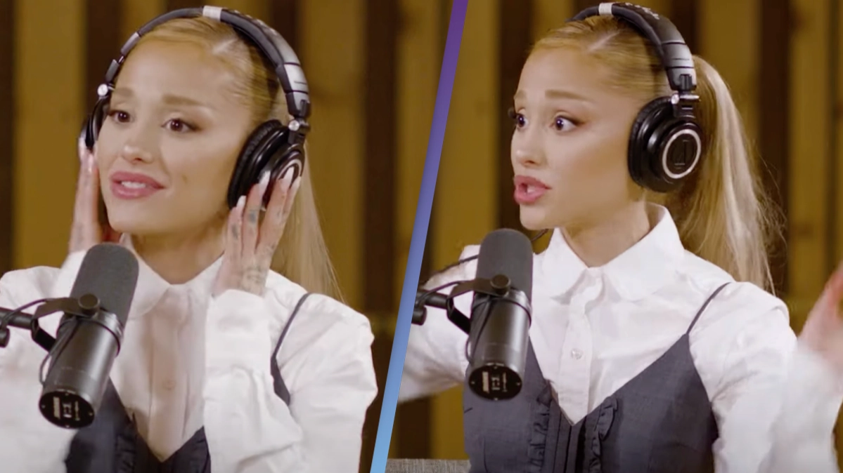 People left baffled as Ariana Grande's voice changes during middle of interview
