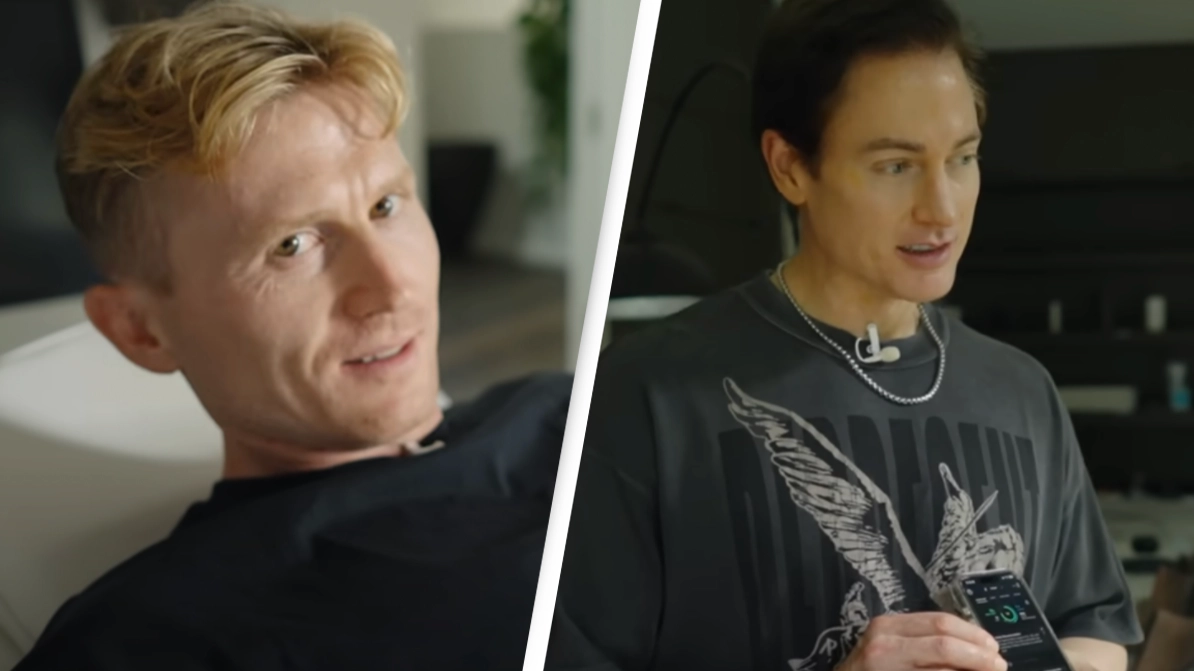 Man discovers his impressive biological age after spending day with biohacker who pays $2,000,000 a year to ‘live forever’