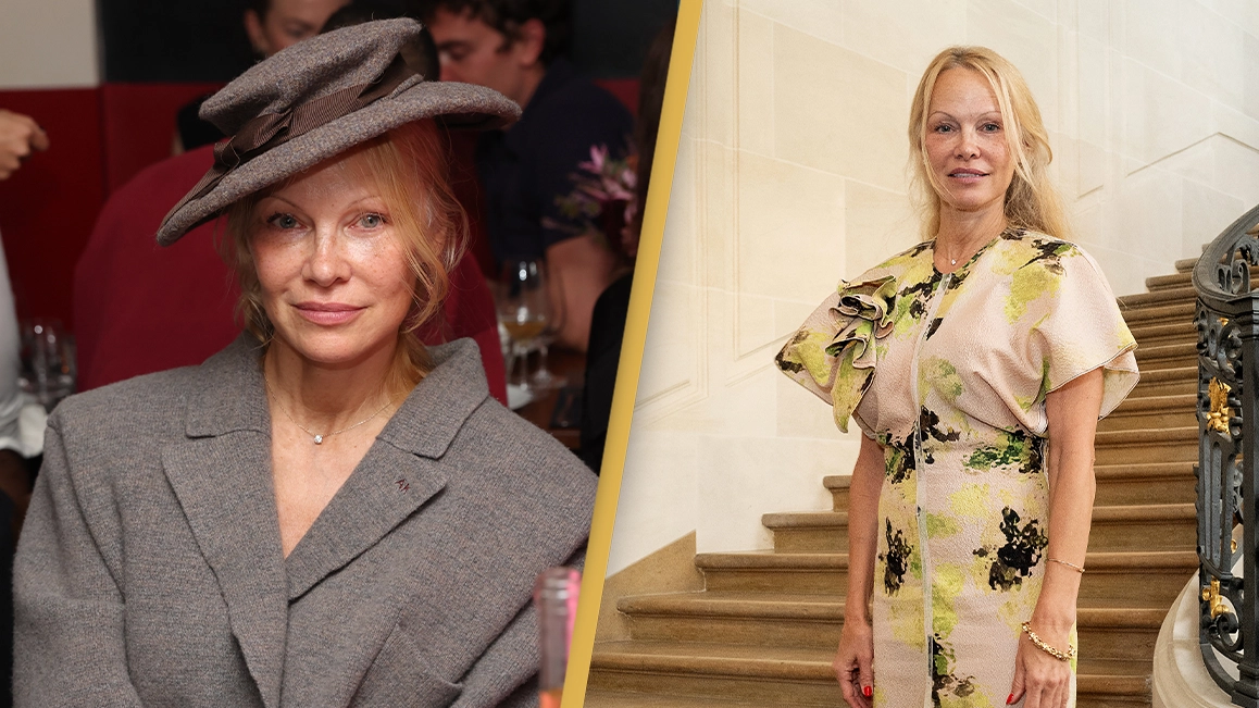 Pamela Anderson says she feels a sense of relief now that she's not wearing makeup anymore
