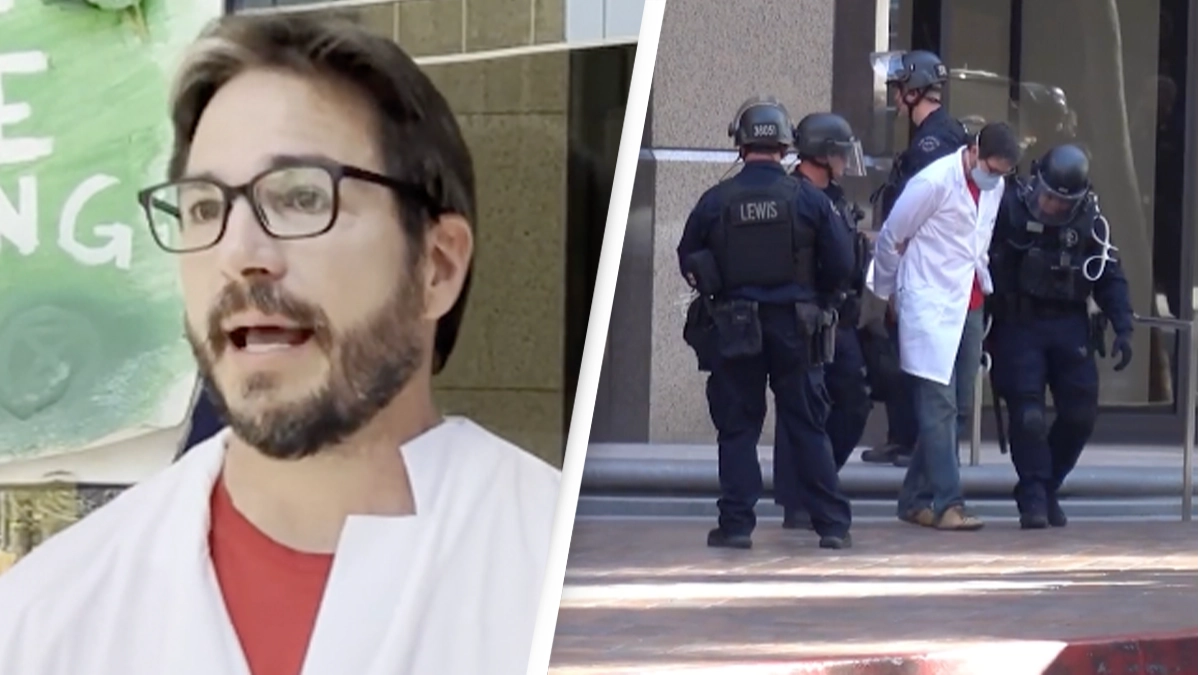 NASA Scientist's Emotional Appeal Just Before Being Arrested
