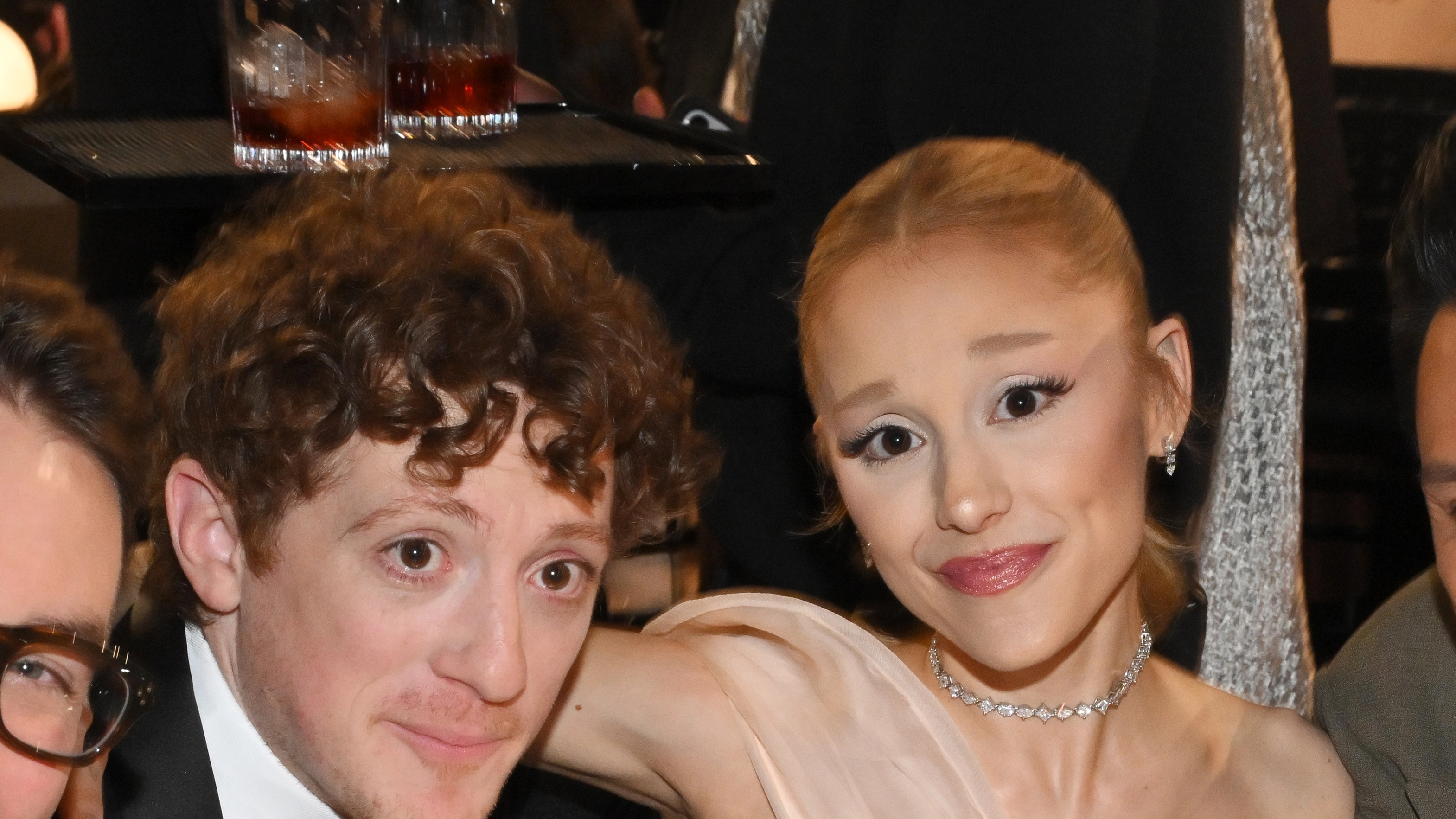 Ariana Grande fans left confused after spotting bizarre way she greeted boyfriend Ethan Slater at SAG Awards