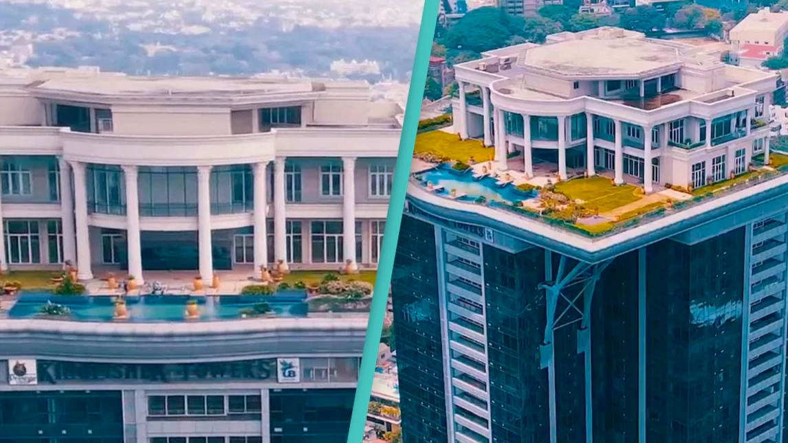 Inside 400ft skyscraper with controversial $20 million 'sky mansion' built on top that owner might never live in