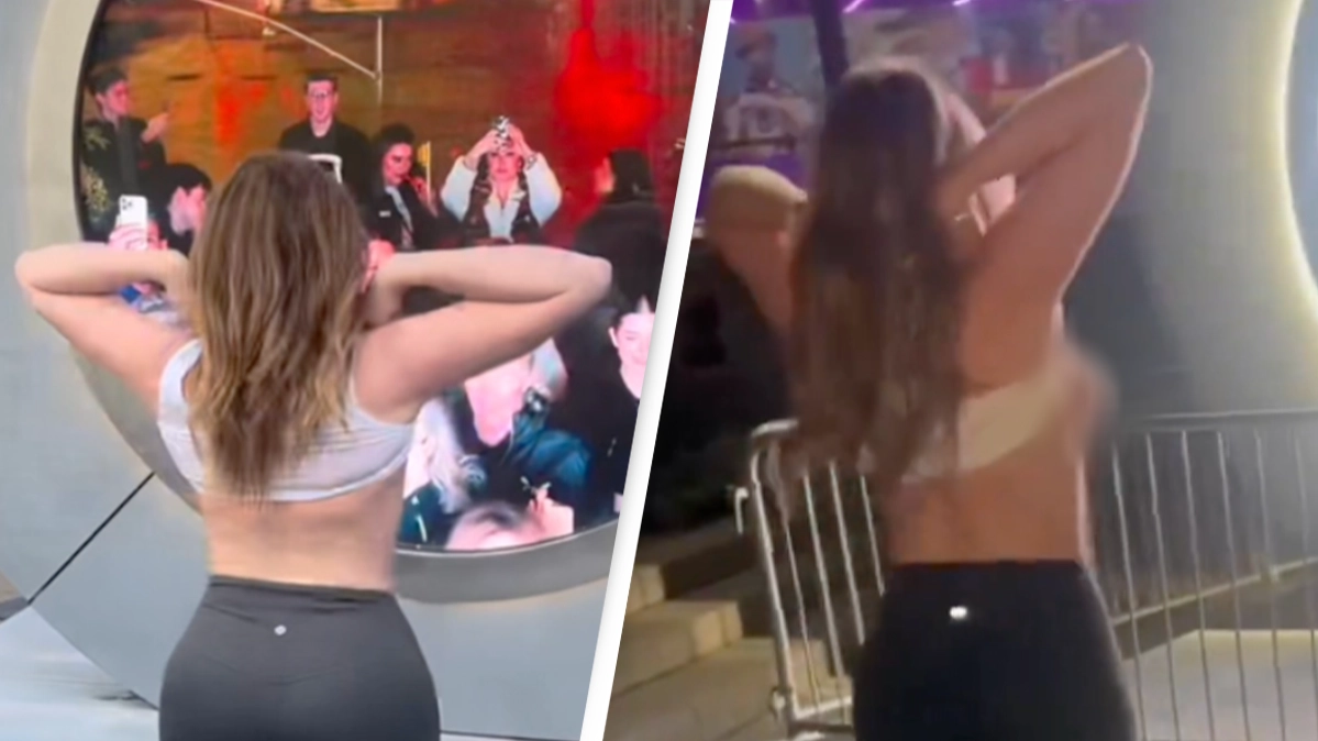 Woman who went viral for flashing New York to Dublin portal has done it again in Philadelphia