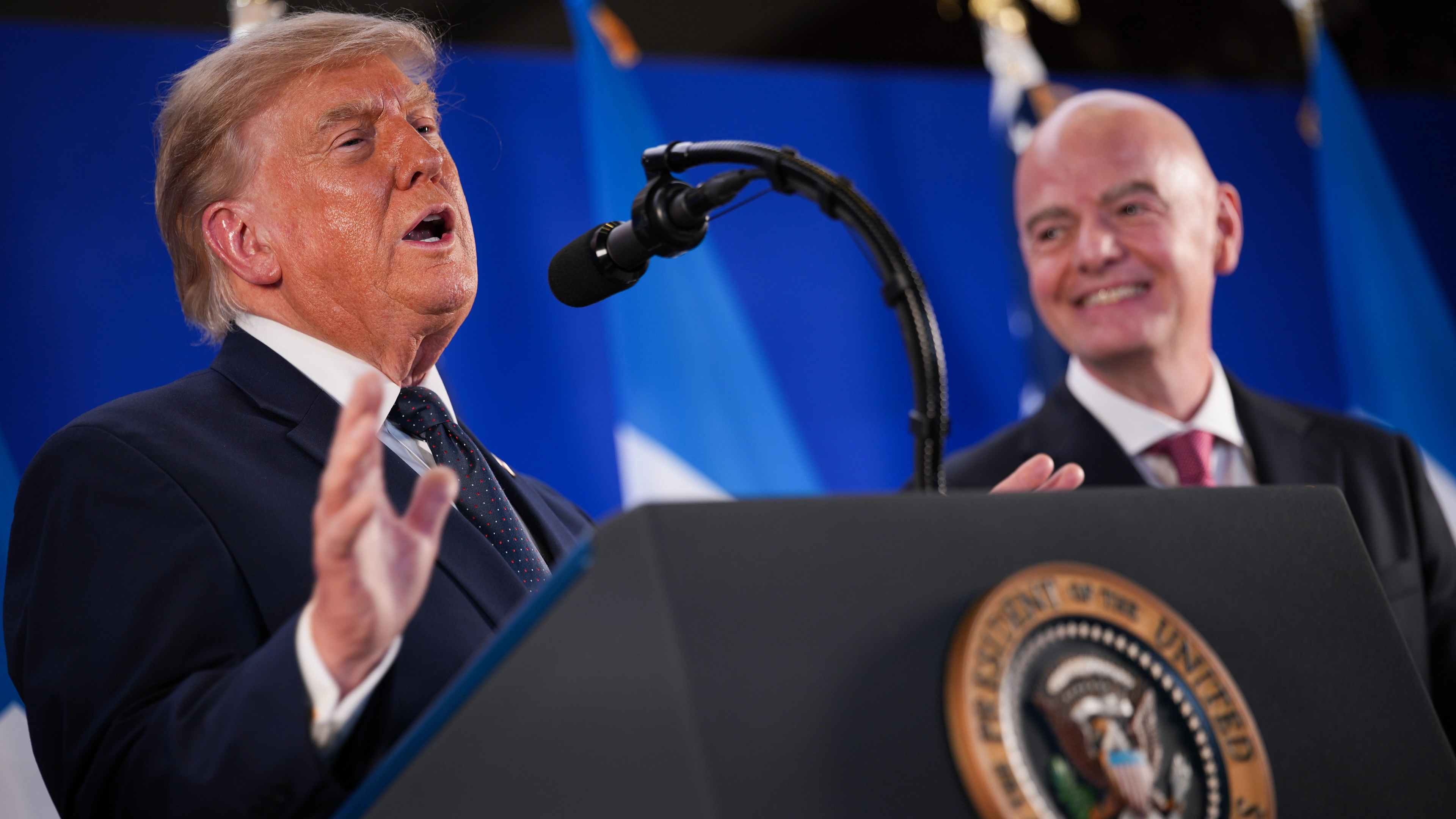 FIFA boss Gianni Infantino claims Trump made World Cup an 'incredible success'